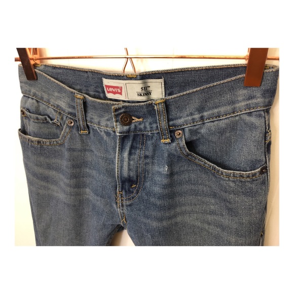 Levi’s | Distressed Knees 511 Levi Jeans Skinny - Picture 3 of 7